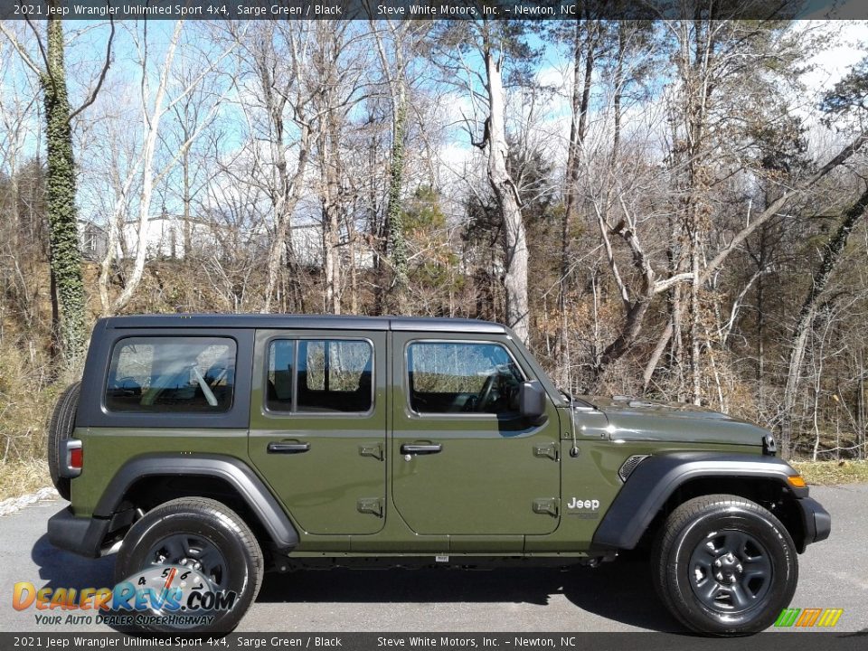 Sarge Green 2021 Jeep Wrangler Unlimited Sport 4x4 Photo #5
