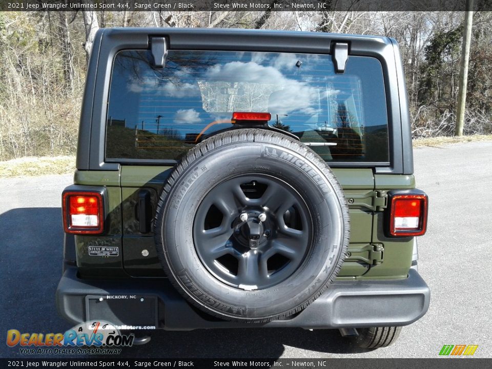 2021 Jeep Wrangler Unlimited Sport 4x4 Sarge Green / Black Photo #7
