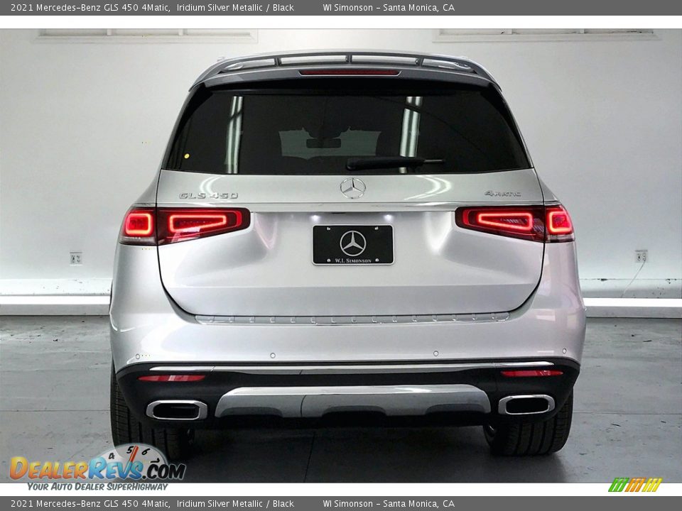 2021 Mercedes-Benz GLS 450 4Matic Iridium Silver Metallic / Black Photo #3