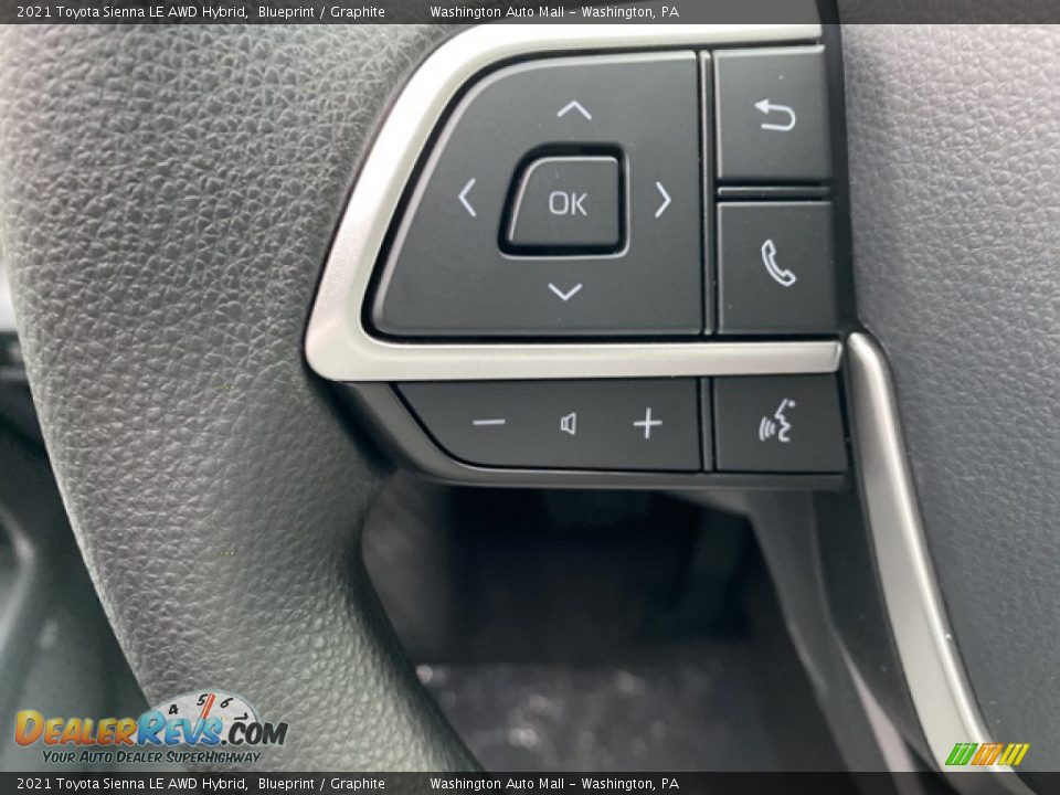 2021 Toyota Sienna LE AWD Hybrid Blueprint / Graphite Photo #6