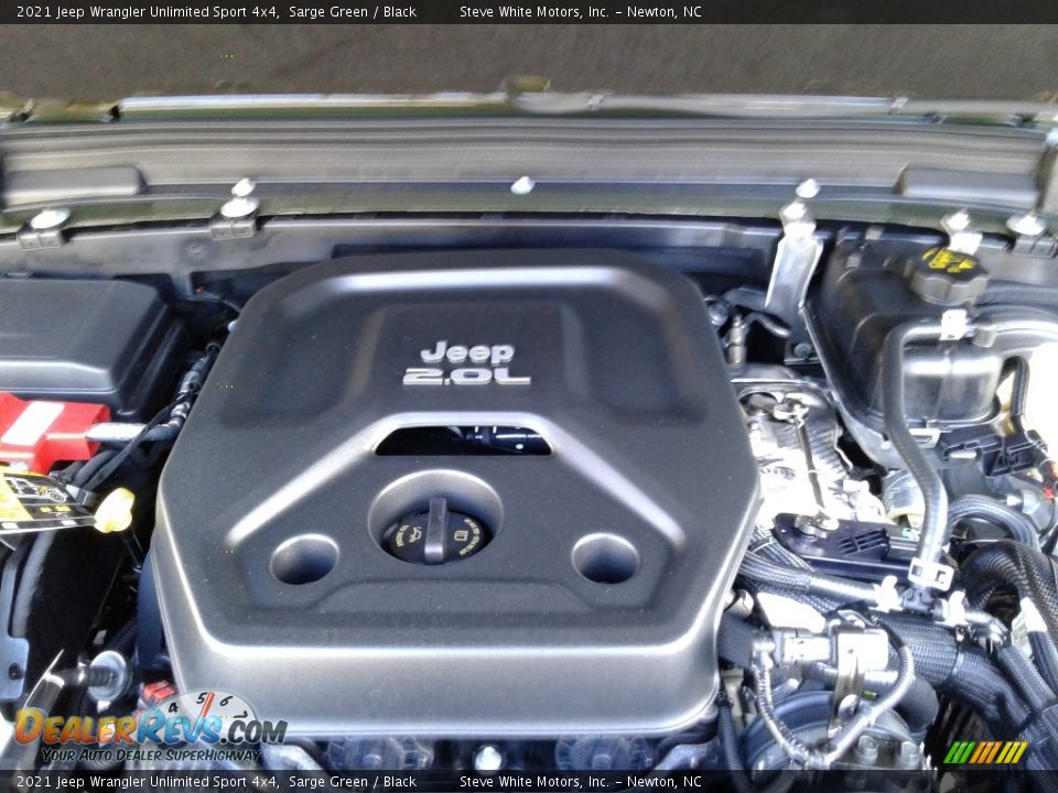 2021 Jeep Wrangler Unlimited Sport 4x4 Sarge Green / Black Photo #9
