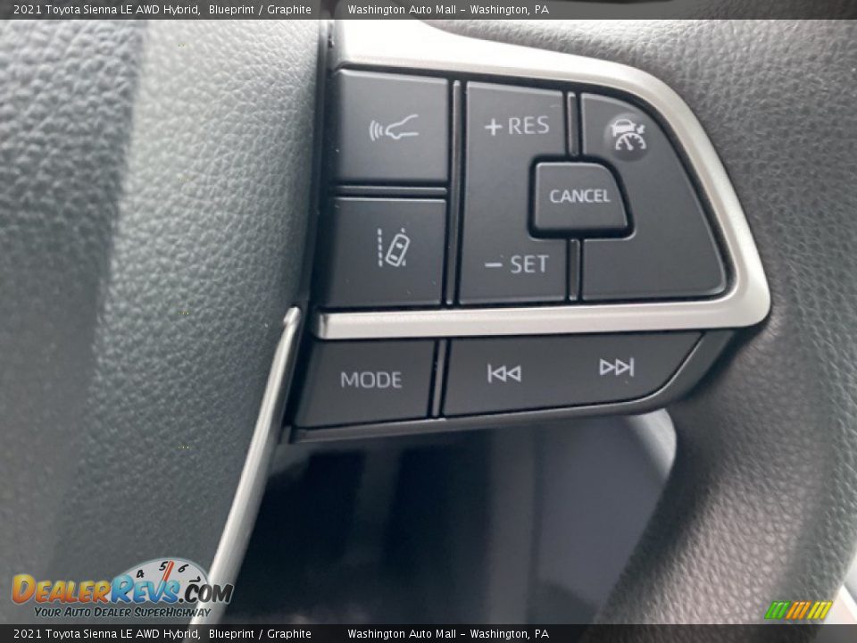 2021 Toyota Sienna LE AWD Hybrid Blueprint / Graphite Photo #7