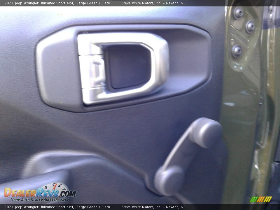 2021 Jeep Wrangler Unlimited Sport 4x4 Sarge Green / Black Photo #11
