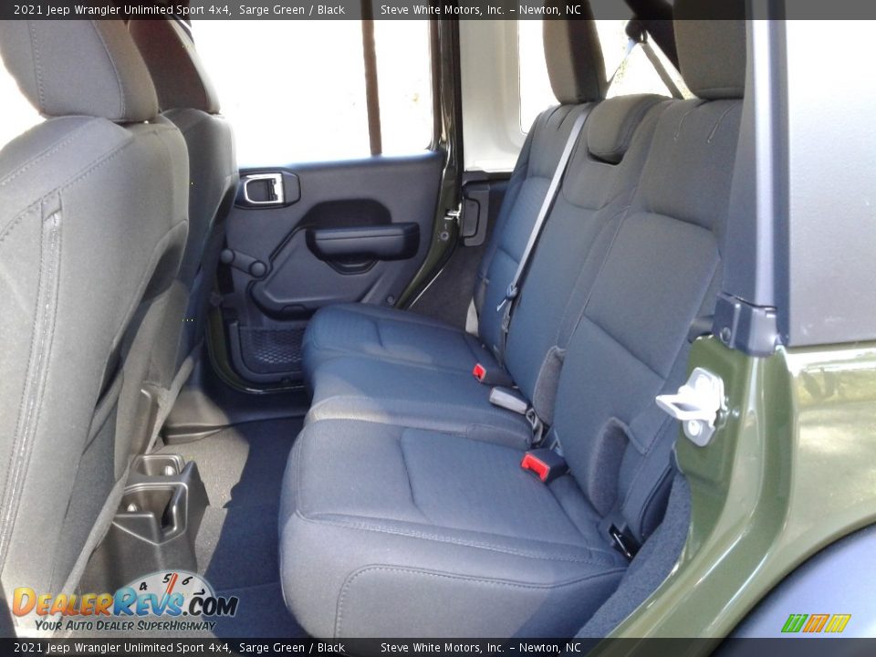 2021 Jeep Wrangler Unlimited Sport 4x4 Sarge Green / Black Photo #13