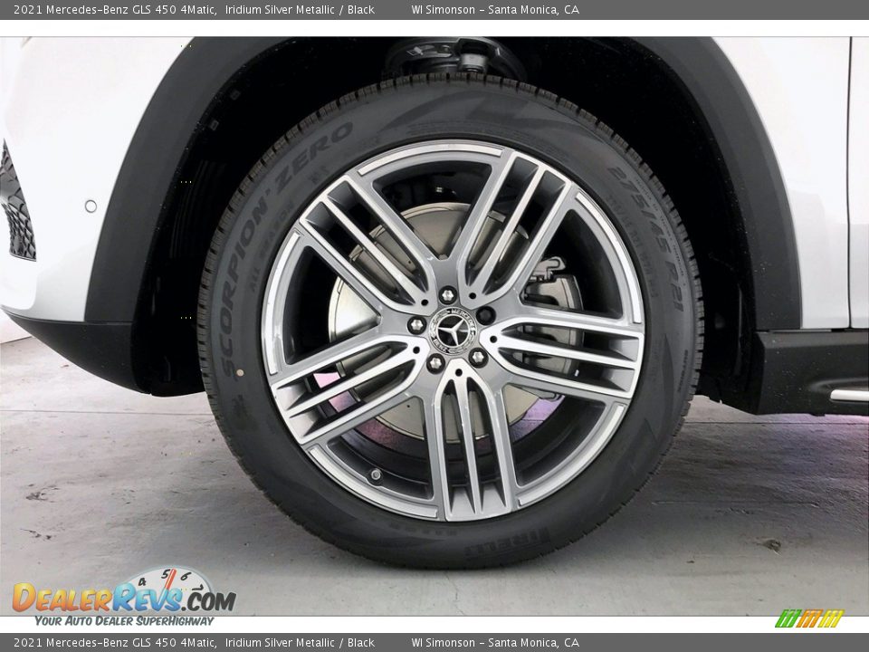 2021 Mercedes-Benz GLS 450 4Matic Iridium Silver Metallic / Black Photo #9
