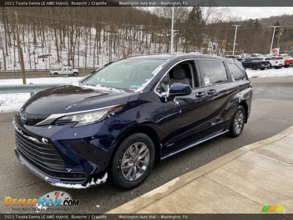 2021 Toyota Sienna LE AWD Hybrid Blueprint / Graphite Photo #12