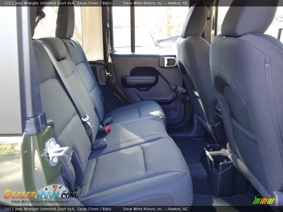 2021 Jeep Wrangler Unlimited Sport 4x4 Sarge Green / Black Photo #15