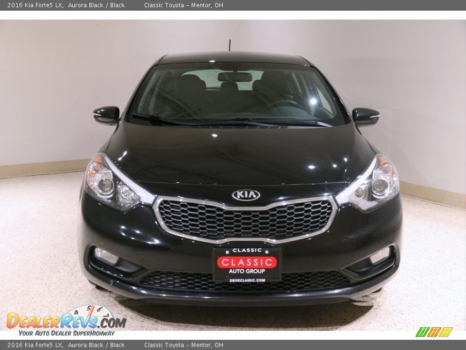 2016 Kia Forte5 LX Aurora Black / Black Photo #2