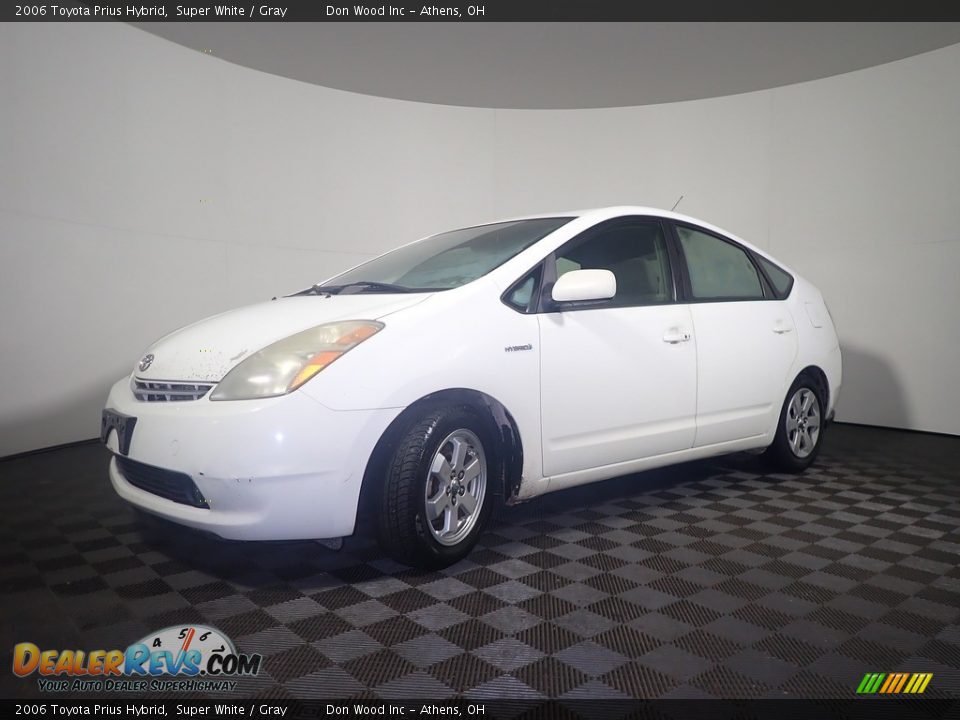 2006 Toyota Prius Hybrid Super White / Gray Photo #8