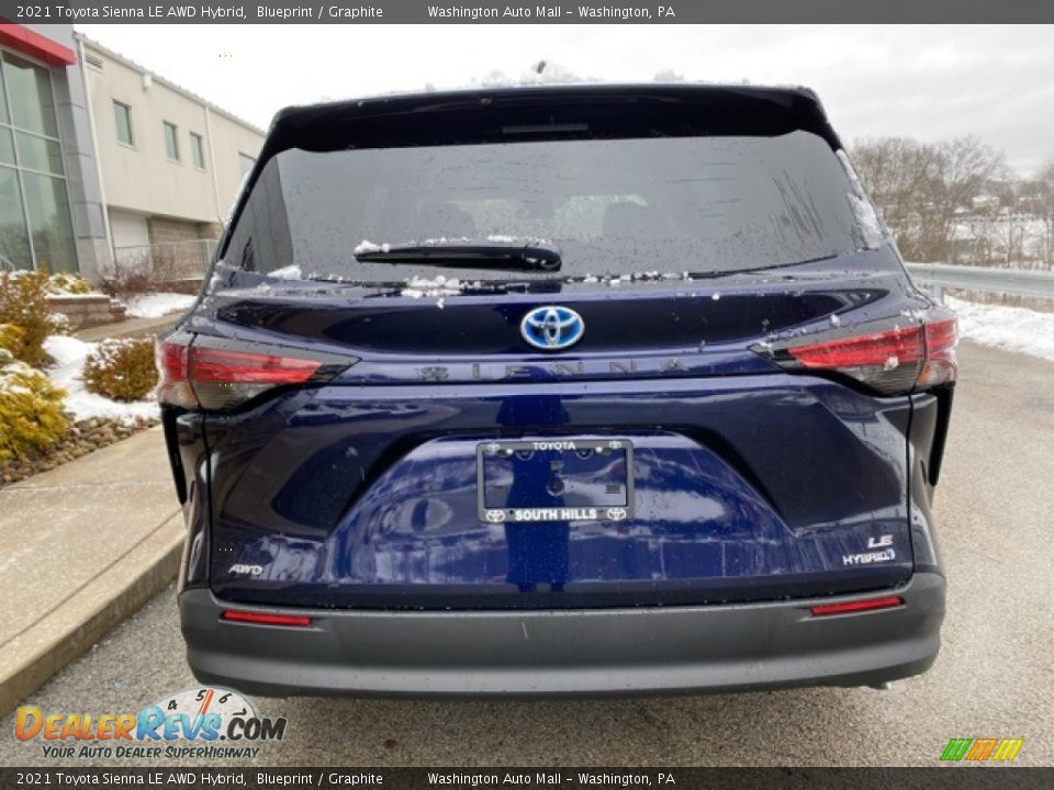 2021 Toyota Sienna LE AWD Hybrid Blueprint / Graphite Photo #14