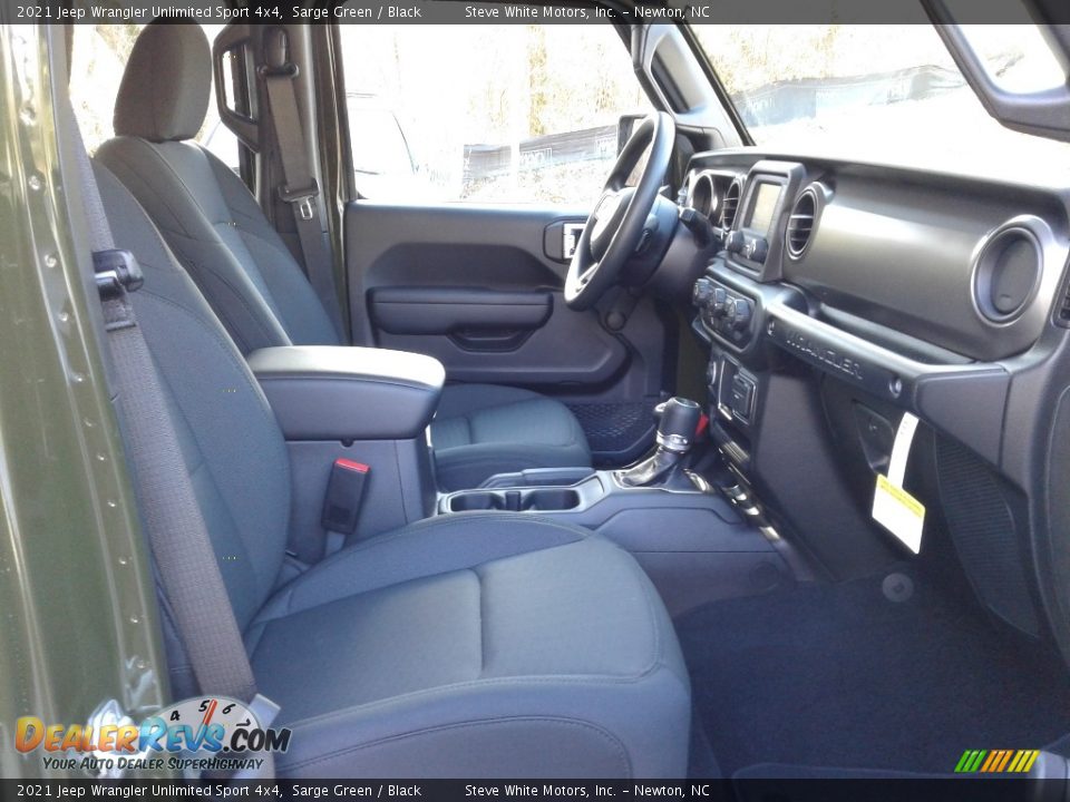 2021 Jeep Wrangler Unlimited Sport 4x4 Sarge Green / Black Photo #16