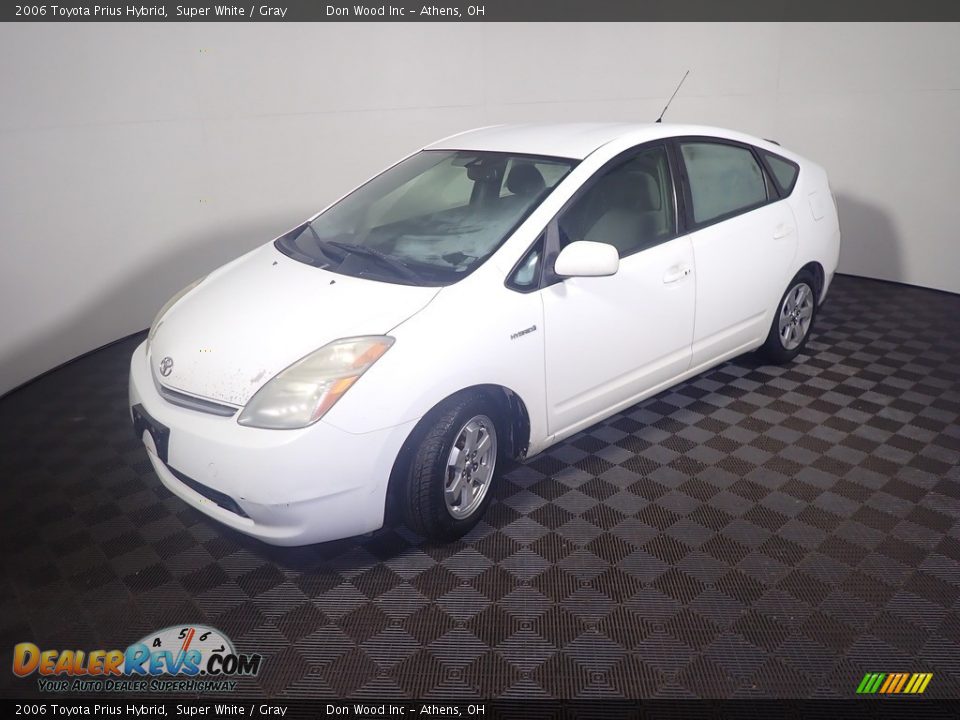 2006 Toyota Prius Hybrid Super White / Gray Photo #9