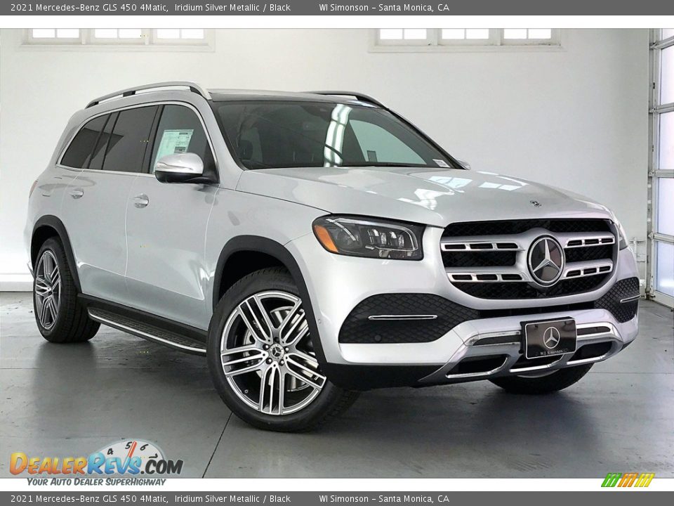 2021 Mercedes-Benz GLS 450 4Matic Iridium Silver Metallic / Black Photo #12