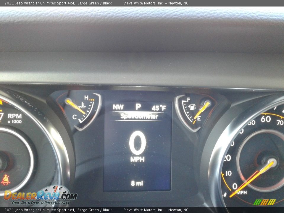 2021 Jeep Wrangler Unlimited Sport 4x4 Sarge Green / Black Photo #20