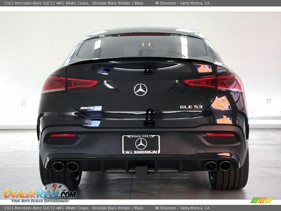 2021 Mercedes-Benz GLE 53 AMG 4Matic Coupe Obsidian Black Metallic / Black Photo #3