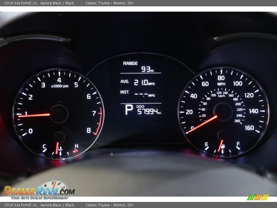 2016 Kia Forte5 LX Gauges Photo #8