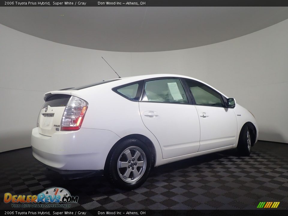 2006 Toyota Prius Hybrid Super White / Gray Photo #16