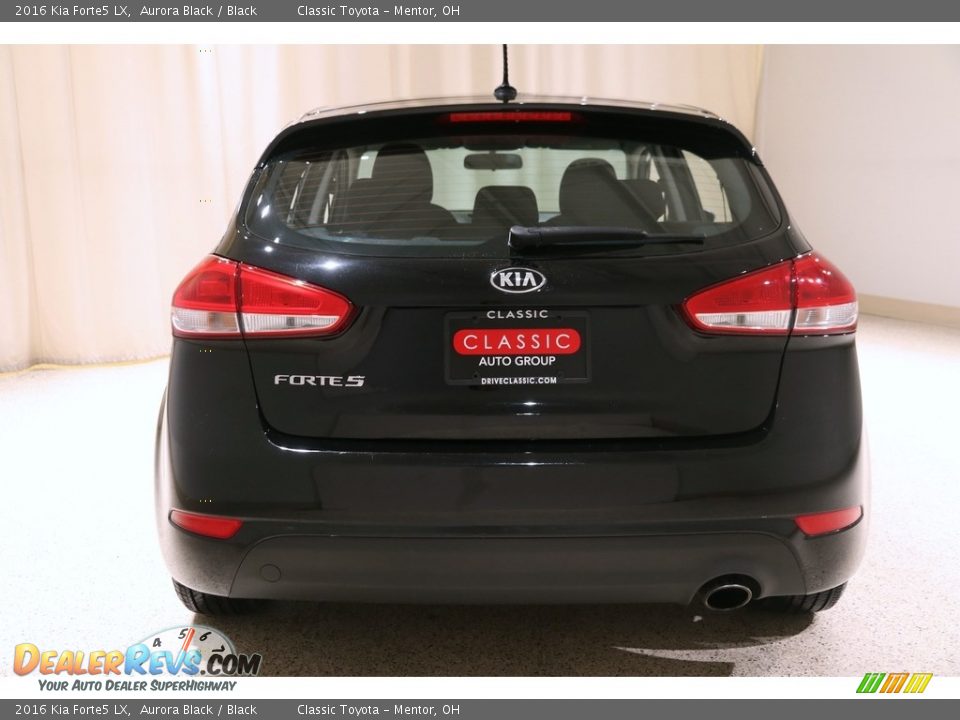 2016 Kia Forte5 LX Aurora Black / Black Photo #16