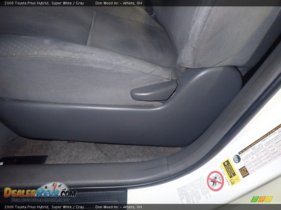 2006 Toyota Prius Hybrid Super White / Gray Photo #23
