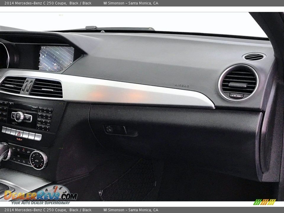 2014 Mercedes-Benz C 250 Coupe Black / Black Photo #16