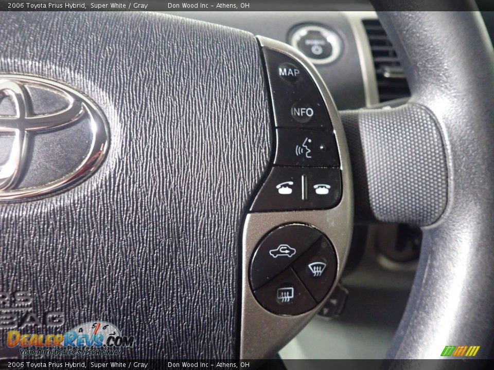 2006 Toyota Prius Hybrid Super White / Gray Photo #30