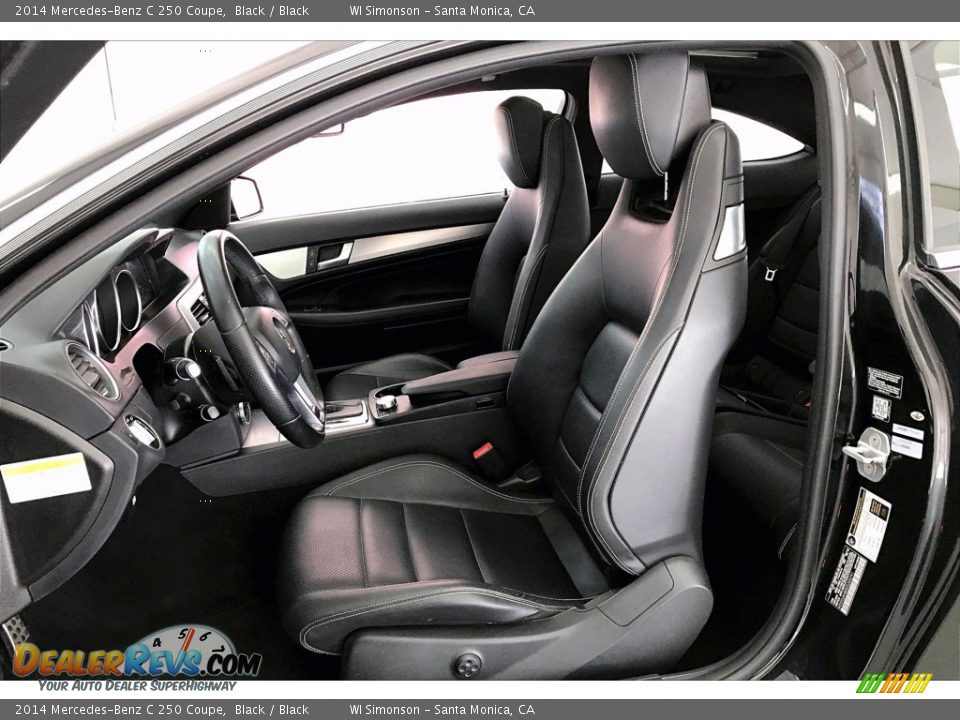 Front Seat of 2014 Mercedes-Benz C 250 Coupe Photo #18
