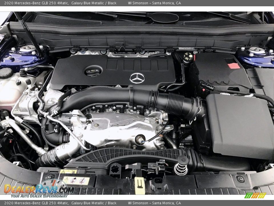2020 Mercedes-Benz GLB 250 4Matic Galaxy Blue Metallic / Black Photo #8