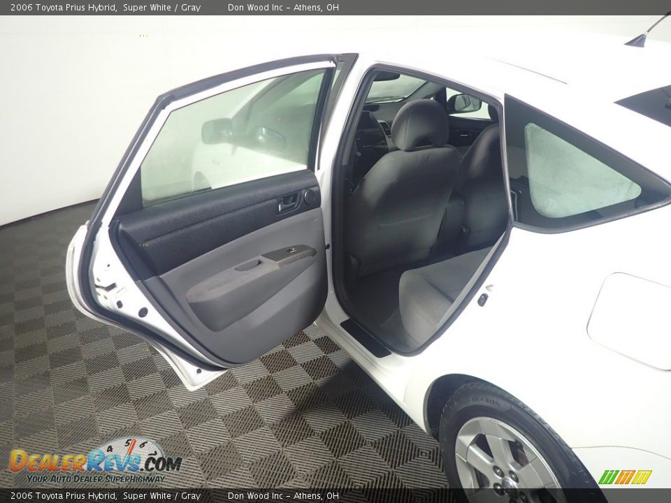 2006 Toyota Prius Hybrid Super White / Gray Photo #34