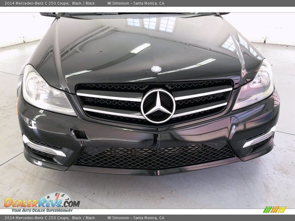 2014 Mercedes-Benz C 250 Coupe Black / Black Photo #30