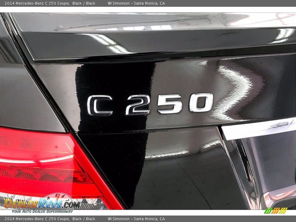 2014 Mercedes-Benz C 250 Coupe Black / Black Photo #31