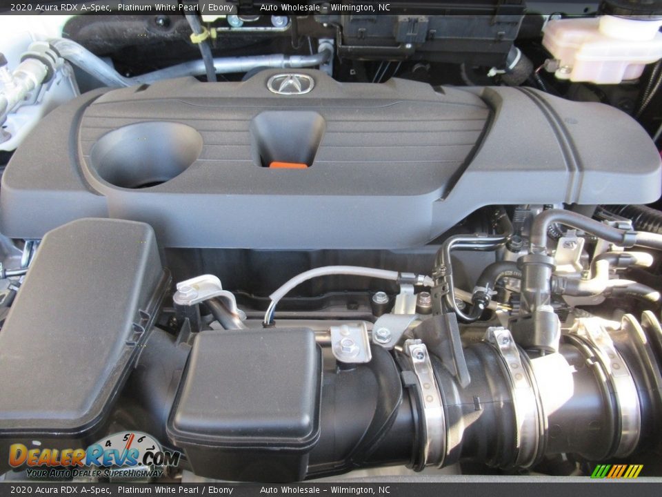 2020 Acura RDX A-Spec Platinum White Pearl / Ebony Photo #6