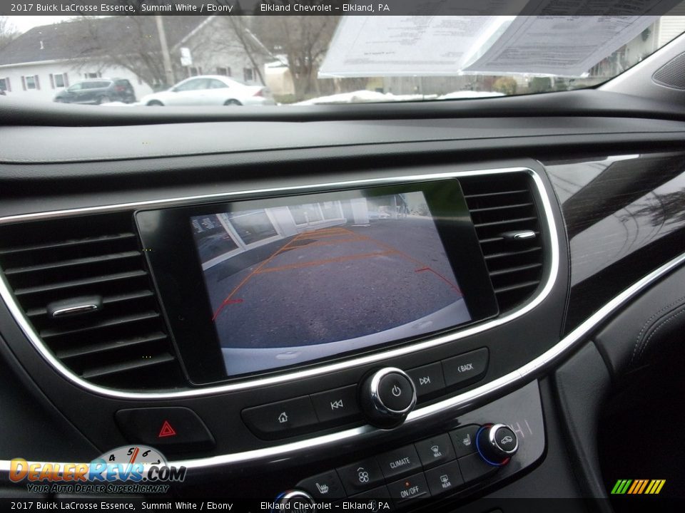 2017 Buick LaCrosse Essence Summit White / Ebony Photo #19