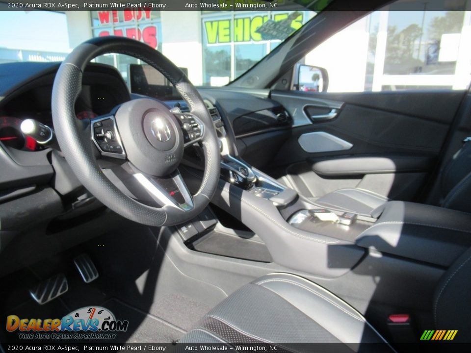 2020 Acura RDX A-Spec Platinum White Pearl / Ebony Photo #9