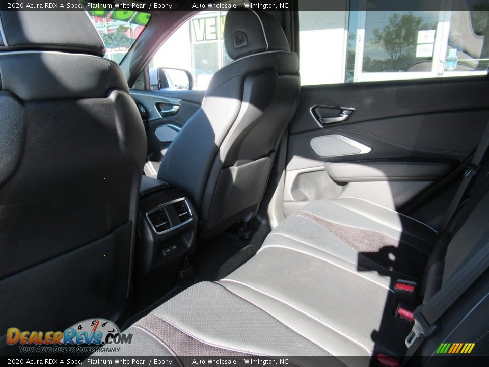 2020 Acura RDX A-Spec Platinum White Pearl / Ebony Photo #10