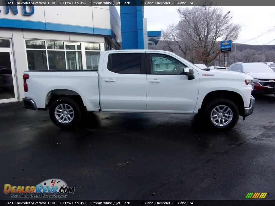 2021 Chevrolet Silverado 1500 LT Crew Cab 4x4 Summit White / Jet Black Photo #2