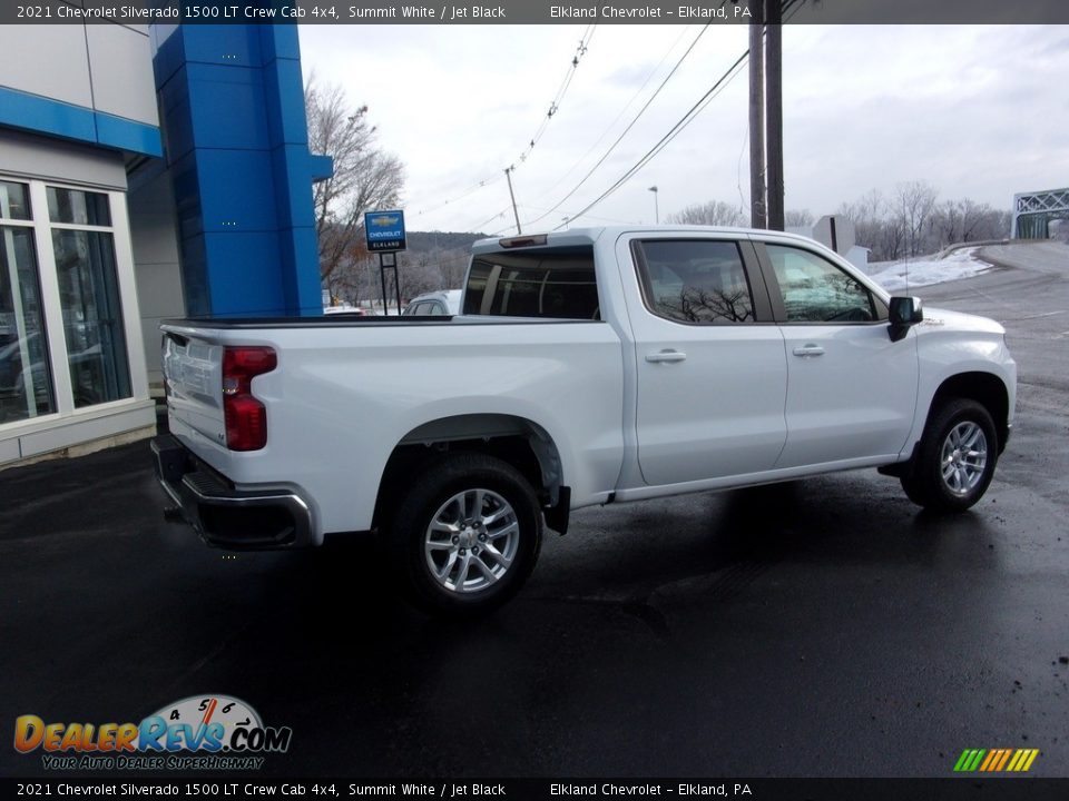 2021 Chevrolet Silverado 1500 LT Crew Cab 4x4 Summit White / Jet Black Photo #3