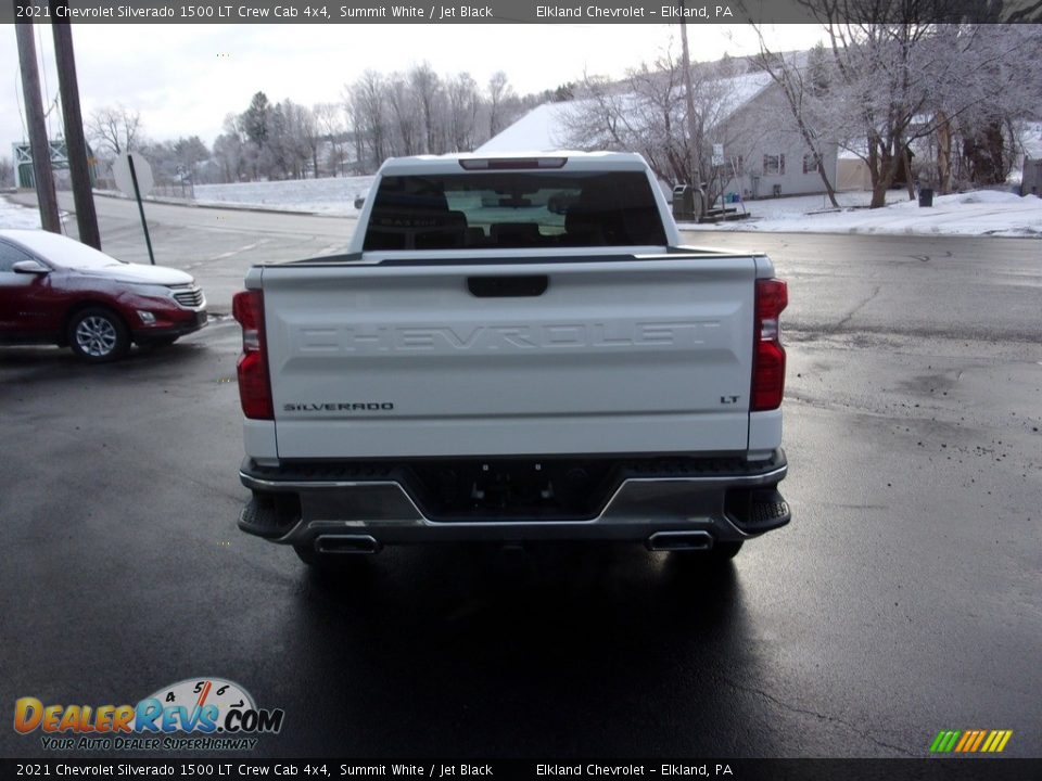 2021 Chevrolet Silverado 1500 LT Crew Cab 4x4 Summit White / Jet Black Photo #4