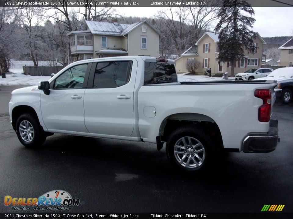 2021 Chevrolet Silverado 1500 LT Crew Cab 4x4 Summit White / Jet Black Photo #5