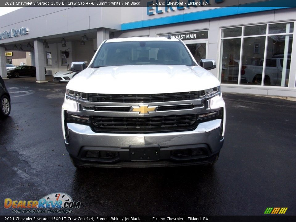 2021 Chevrolet Silverado 1500 LT Crew Cab 4x4 Summit White / Jet Black Photo #7