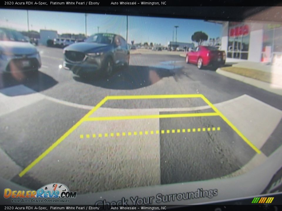 2020 Acura RDX A-Spec Platinum White Pearl / Ebony Photo #18