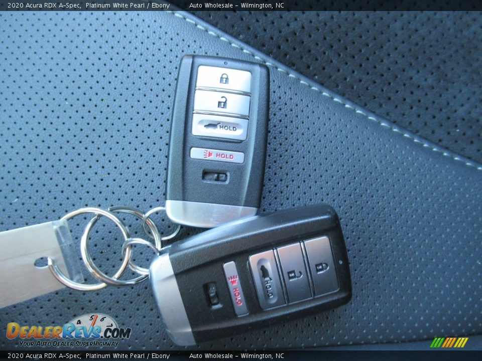 2020 Acura RDX A-Spec Platinum White Pearl / Ebony Photo #20