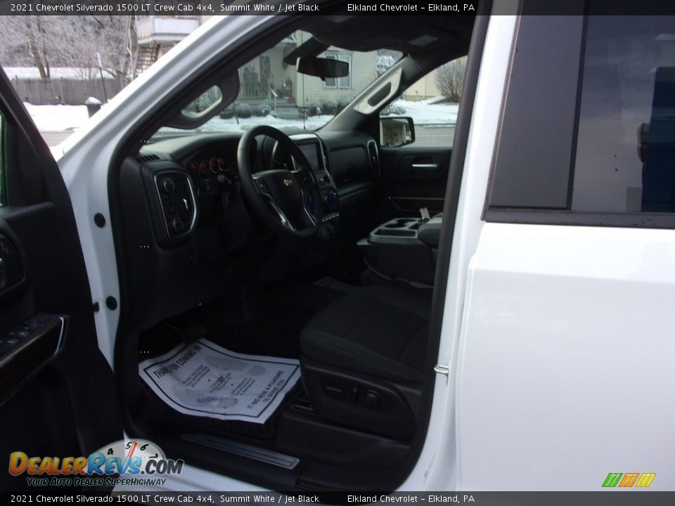 2021 Chevrolet Silverado 1500 LT Crew Cab 4x4 Summit White / Jet Black Photo #12