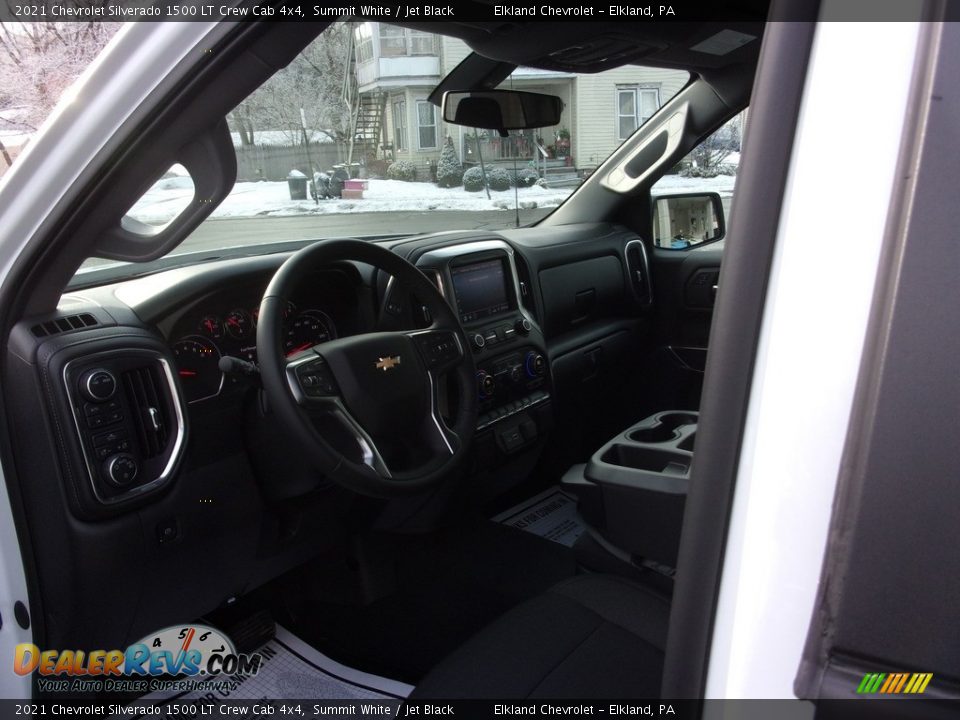 2021 Chevrolet Silverado 1500 LT Crew Cab 4x4 Summit White / Jet Black Photo #13