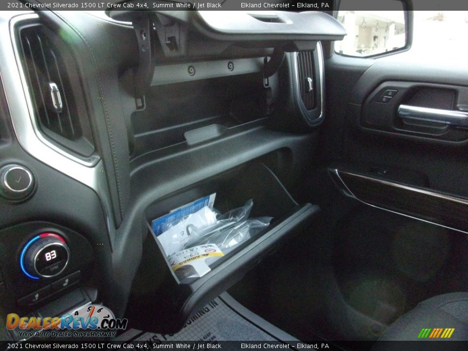 2021 Chevrolet Silverado 1500 LT Crew Cab 4x4 Summit White / Jet Black Photo #26