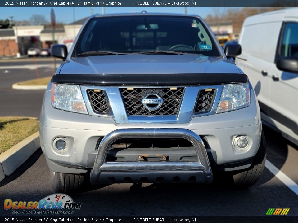 2015 Nissan Frontier SV King Cab 4x4 Brilliant Silver / Graphite Photo #2