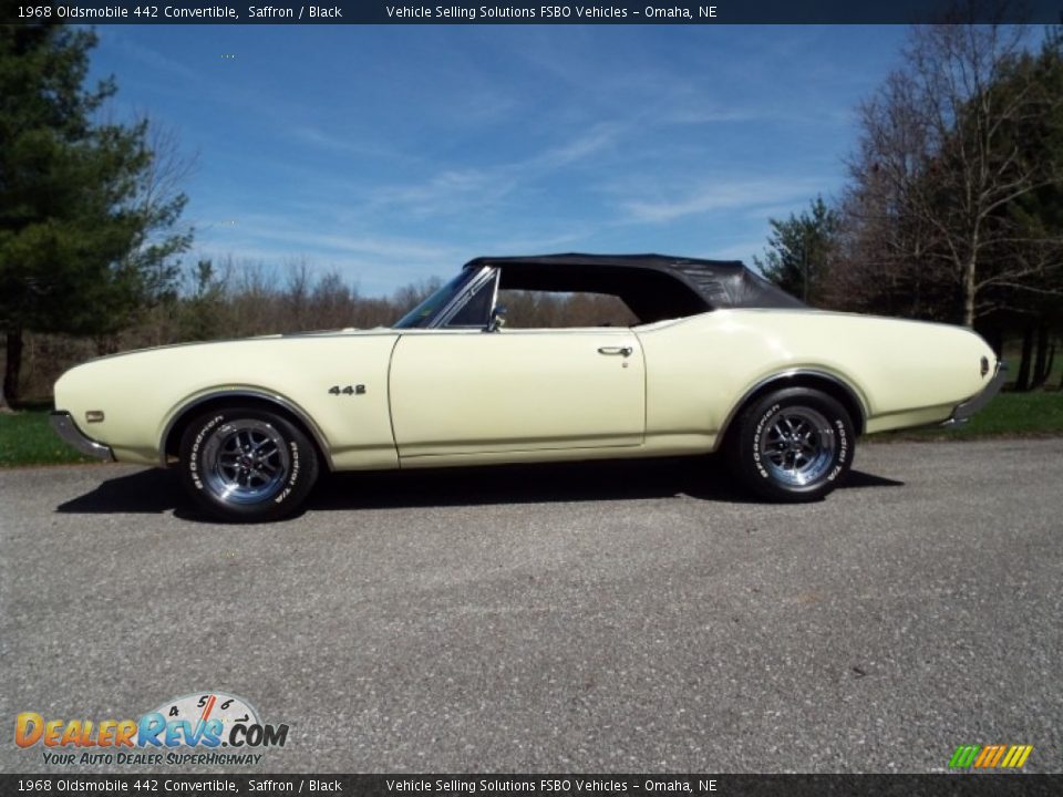 Saffron 1968 Oldsmobile 442 Convertible Photo #7