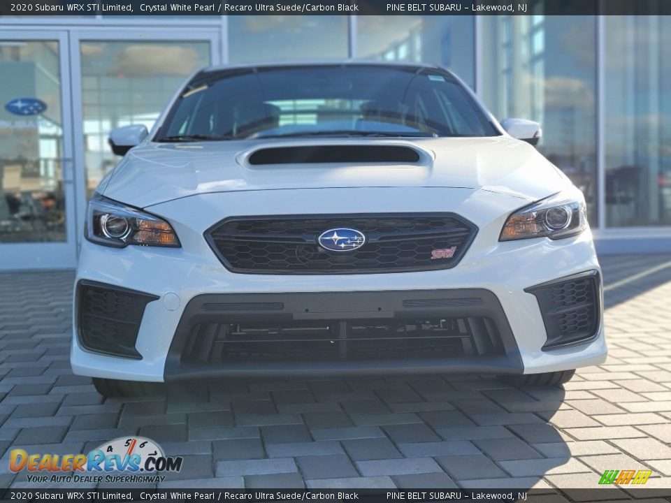 2020 Subaru WRX STI Limited Crystal White Pearl / Recaro Ultra Suede/Carbon Black Photo #3