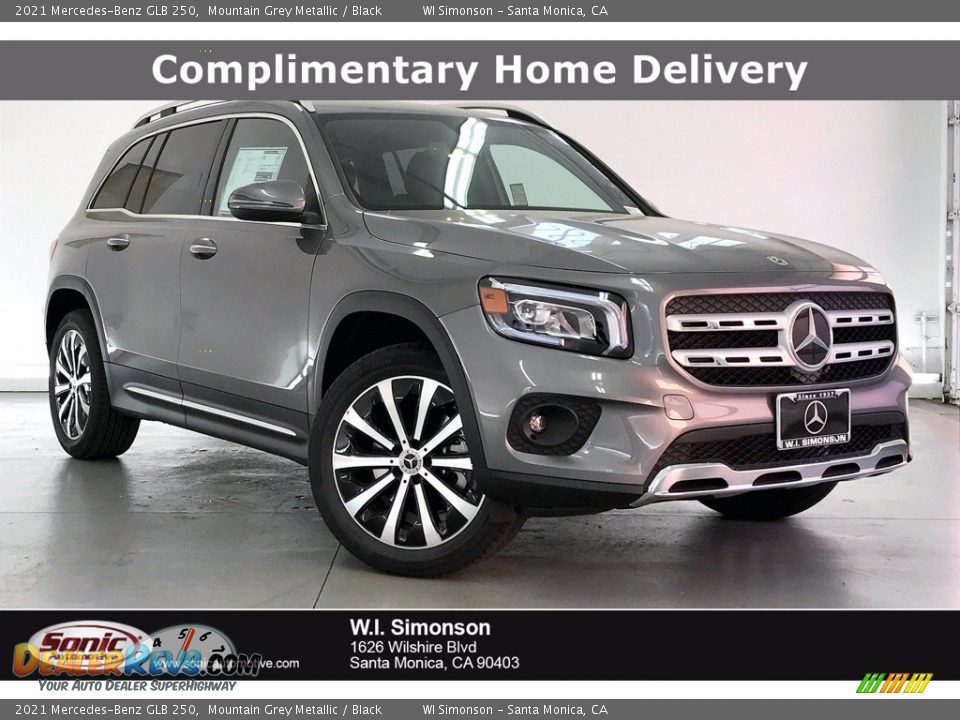 2021 Mercedes-Benz GLB 250 Mountain Grey Metallic / Black Photo #1