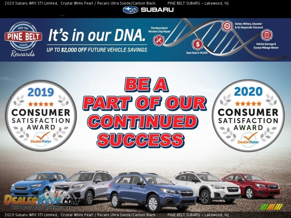 Dealer Info of 2020 Subaru WRX STI Limited Photo #11
