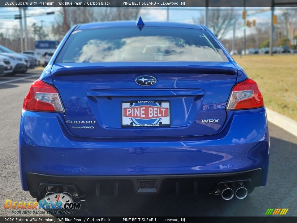 2020 Subaru WRX Premium WR Blue Pearl / Carbon Black Photo #7
